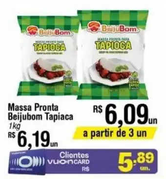 Fort Atacadista Massa Pronta Beijubom Tapioca 1kg oferta