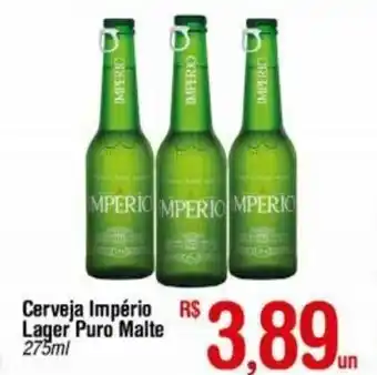 Fort Atacadista Cerveja Imperio Lager Puro Malte 275ml oferta