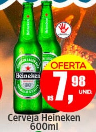 Atacado Máximo Cerveja Heineken 600ml oferta