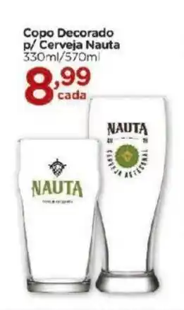 Carrefour Bairro Copo Decorado p/ Cerveja Nauta 330ml/ 570ml oferta
