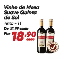 Dia Vinho de Mesa Suave Quinta do Sol oferta