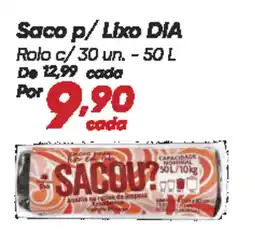 Dia Saco p/ Lixo DIA oferta