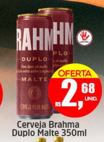 Atacado Máximo Cerveja Brahma Duplo Malte 350ml oferta