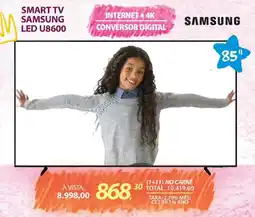 Lojas Cem Smart tv samsung led U8600 oferta