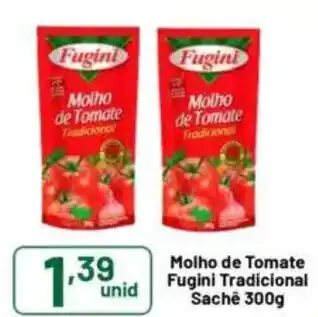 Comercial Esperança Molho de Tomate Fugini Tradicional Sache oferta