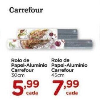 Carrefour Bairro Rolo de Papel Aluminio Carrefour 30cm oferta