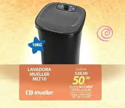 Lojas Cem Lavadora mueller mlt10 oferta