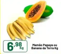 Comercial Esperança Mamão Papaya ou Banana da Terra oferta