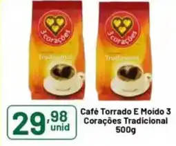 Comercial Esperança Café Torrado E Moído 3 Corações Tradicional oferta