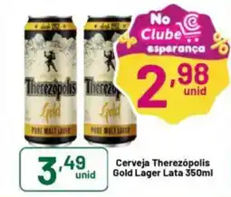 Comercial Esperança Cerveja Therezópolis Gold Lager Lata oferta