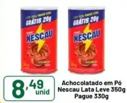 Comercial Esperança Achocolatado em Pó Nescau Lata oferta
