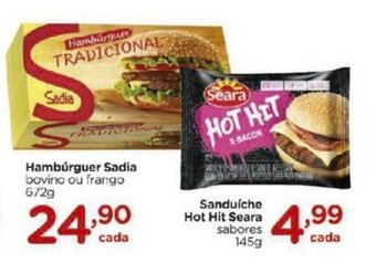 Carrefour Bairro Hamburguer Sadia 672g oferta