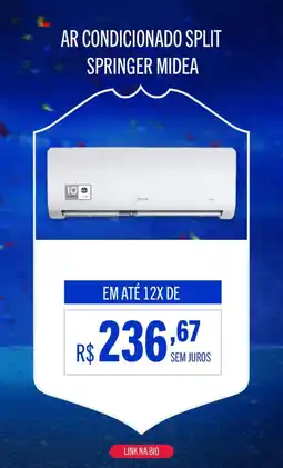 Casas Bahia Ar condicionado split oferta