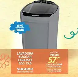 Lojas Cem Lavadora suggar lavamax eco 15.0 oferta
