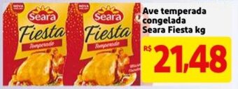 Mercado Extra Ave Temperada congelada Seara Fiesta 1kg oferta