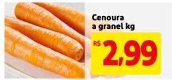 Mercado Extra Cenoura a granel 1kg oferta