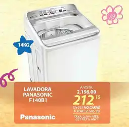 Lojas Cem Lavadora panasonic f140b1 oferta