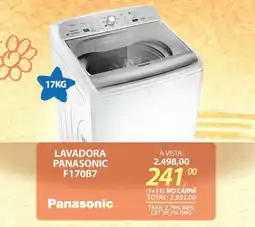 Lojas Cem Lavadora panasonic f170b7 oferta