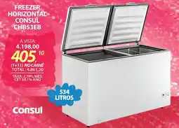 Lojas Cem Freezer horizontal consul chb53eb oferta