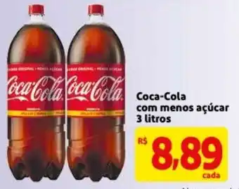 Mercado Extra Coca-Cola com menos acucar 3L oferta