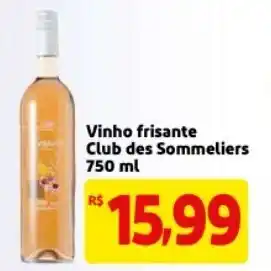 Vinho frisante Club des Sommeliers 750ml