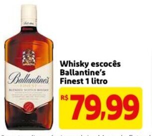 Mercado Extra Whisky escoces Ballantine's Finest 1L oferta