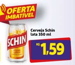Cerveja Schin lata 350ml