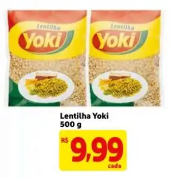 Mercado Extra Lentilha Yoki 500g oferta
