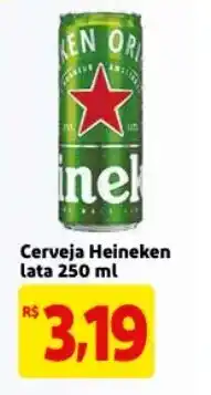 Mercado Extra Cerveja Heineken lata 250ml oferta