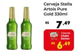 Semar Supermercado Cerveja Stella Artois Pure Gold oferta