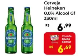 Semar Supermercado Cerveja Heineken 0,0% Álcool Gf oferta