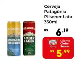 Semar Supermercado Cerveja Patagônia Pilsener Lata oferta