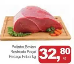 Mineirão Atacarejo Patinho Bovino Resfriado Peça/ Pedaço Friboi oferta
