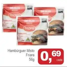 Mineirão Atacarejo Hambúrguer Misto Friara oferta