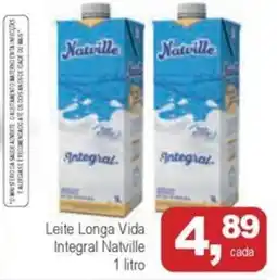 Mineirão Atacarejo Leite Longa Vida Integral Natville oferta