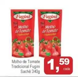 Mineirão Atacarejo Molho de Tomate Tradicional Fugini Sachê oferta
