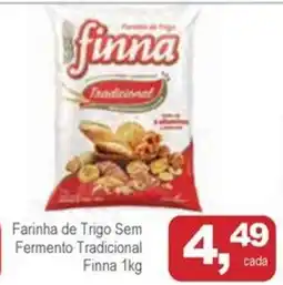 Mineirão Atacarejo Farinha de Trigo Sem Fermento Tradicional Finna oferta