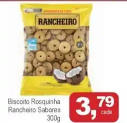 Mineirão Atacarejo Biscoito Rosquinha Rancheiro Sabores oferta