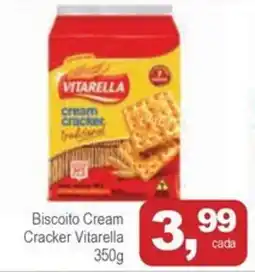 Mineirão Atacarejo Biscoito Cream Cracker Vitarella oferta