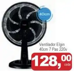 Mineirão Atacarejo Ventilador Elgin 40cm 7 Pas 220v oferta