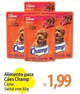 Atacadão Alimento para Cães Champ Carne Sachê oferta