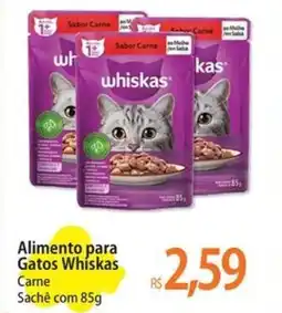 Atacadão Alimento para Gatos Whiskas Carne Sachê oferta