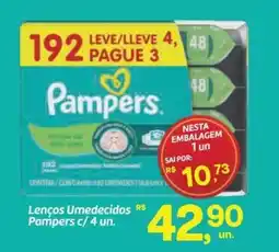 Fort Atacadista Lenços Umedecidos Pampers oferta