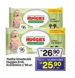 Fort Atacadista Toalha Umedecida Huggies Emb. Econômica oferta