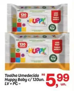 Fort Atacadista Toalha Umedecida Huppy Baby oferta