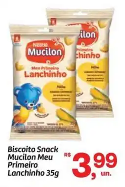Fort Atacadista Biscoito Snack Mucilon Meu Primeiro Lanchinho oferta