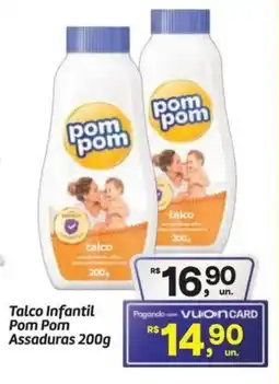 Fort Atacadista Talco Infantil Pom Pom Assaduras oferta