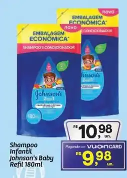 Fort Atacadista Shampoo Infantil Johnson's Baby Refil oferta