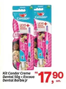 Fort Atacadista Kit Condor Creme Dental + Escova oferta