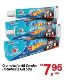 Fort Atacadista Creme Infantil Condor Hotwheels Gel oferta